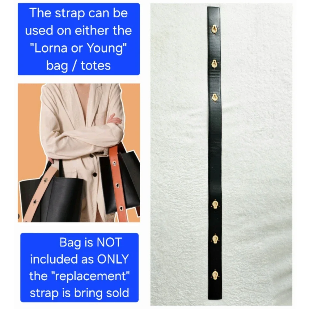 DANSE LENTE "Interchangeable / Replacement" ONLY STRAP for "lorna and young" bag - Picture 2 of 8